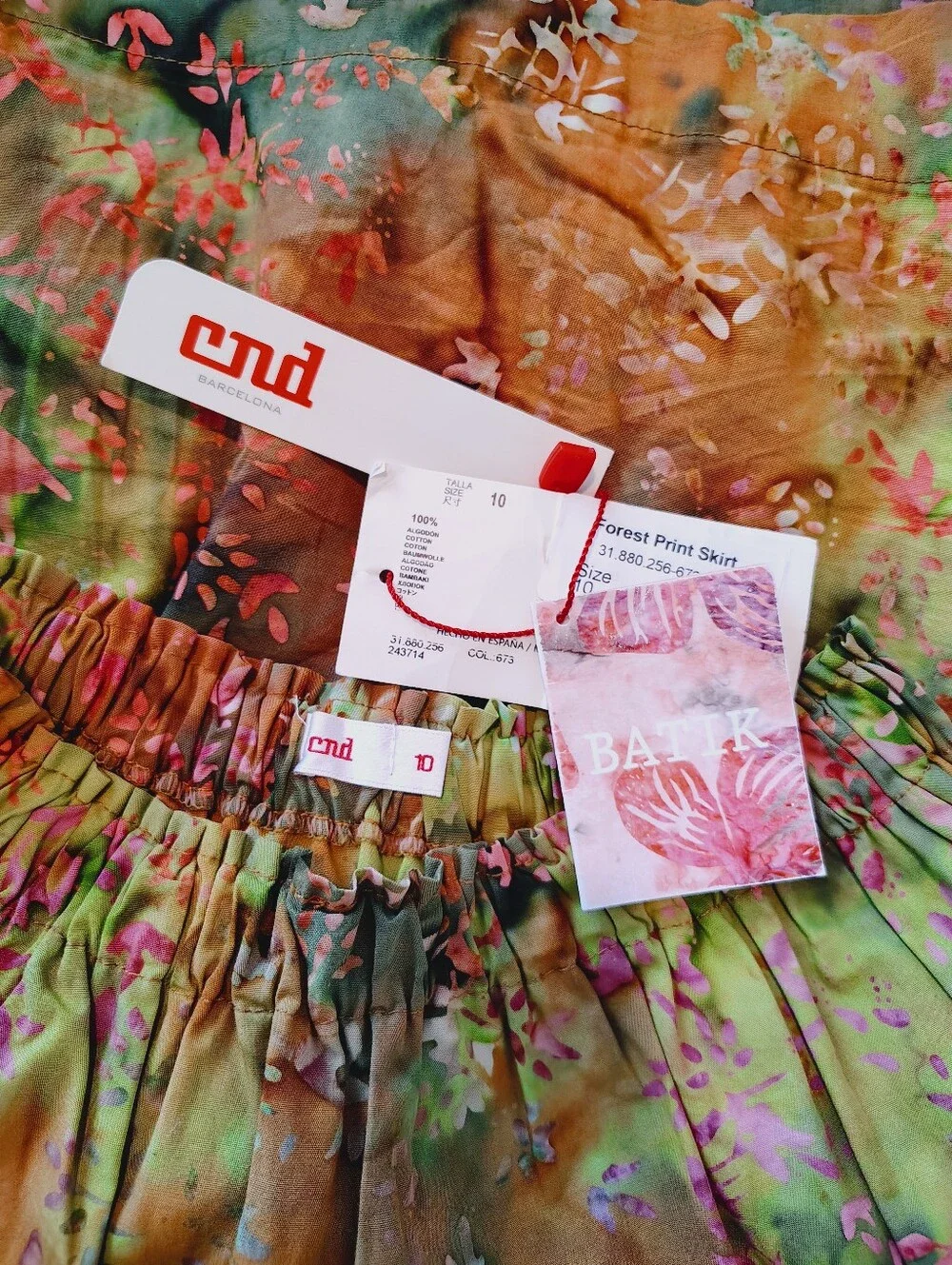 RARE Condor-CND Batik Forest Skirt (Spanish Brand)